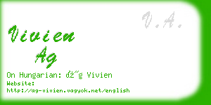 vivien ag business card